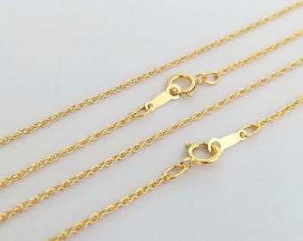 16 Inch/18 Inch 1.1mm 14K Gold Filled Wave Chain Necklace, Twisted Chain Necklace, Fine Chain Necklace, Dainty Necklace, Wholesale