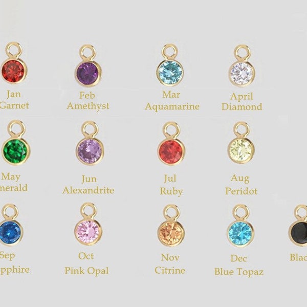 3mm 14K Gold Filled Cz Drops, 3A CZ Bezel Drops, Cz Charm, Birthstone Drops, Bezel Setting With CZ, Wholesale, Made in USA