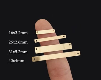 14K Gold Filled Bar Rohling Stecker, Bar Charm, Bar Anhänger, Bar Rohling zum Stempeln, Großhandel, Made in den USA