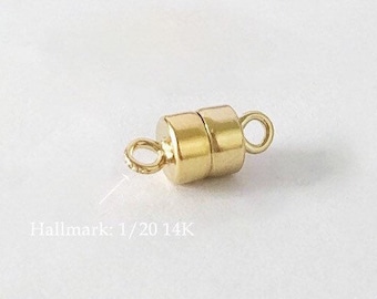 4.5mm 14K Gold Filled Magnetic Clasp, Wholesale, Made in USA, MC01