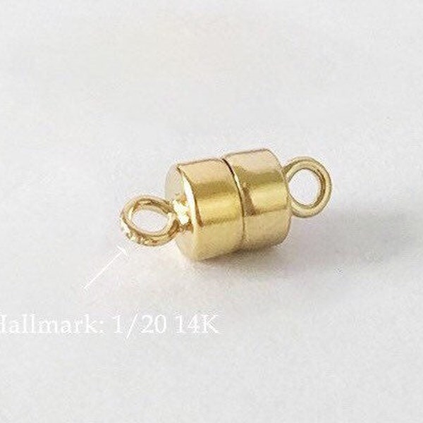 4.5mm 14K Gold Filled Magnetic Clasp, Wholesale, Made in USA, MC01