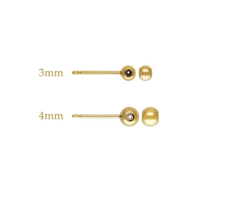Round Earring Backs Nuts Light Gold Plated Heart Shape Backings Pierced for  Posts Secure Studs Brass Butterfly Stopper 