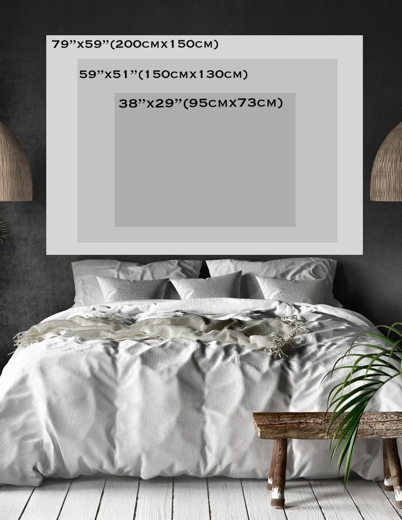 Vintage Boho Moon Phases Wall Tapestry | 51