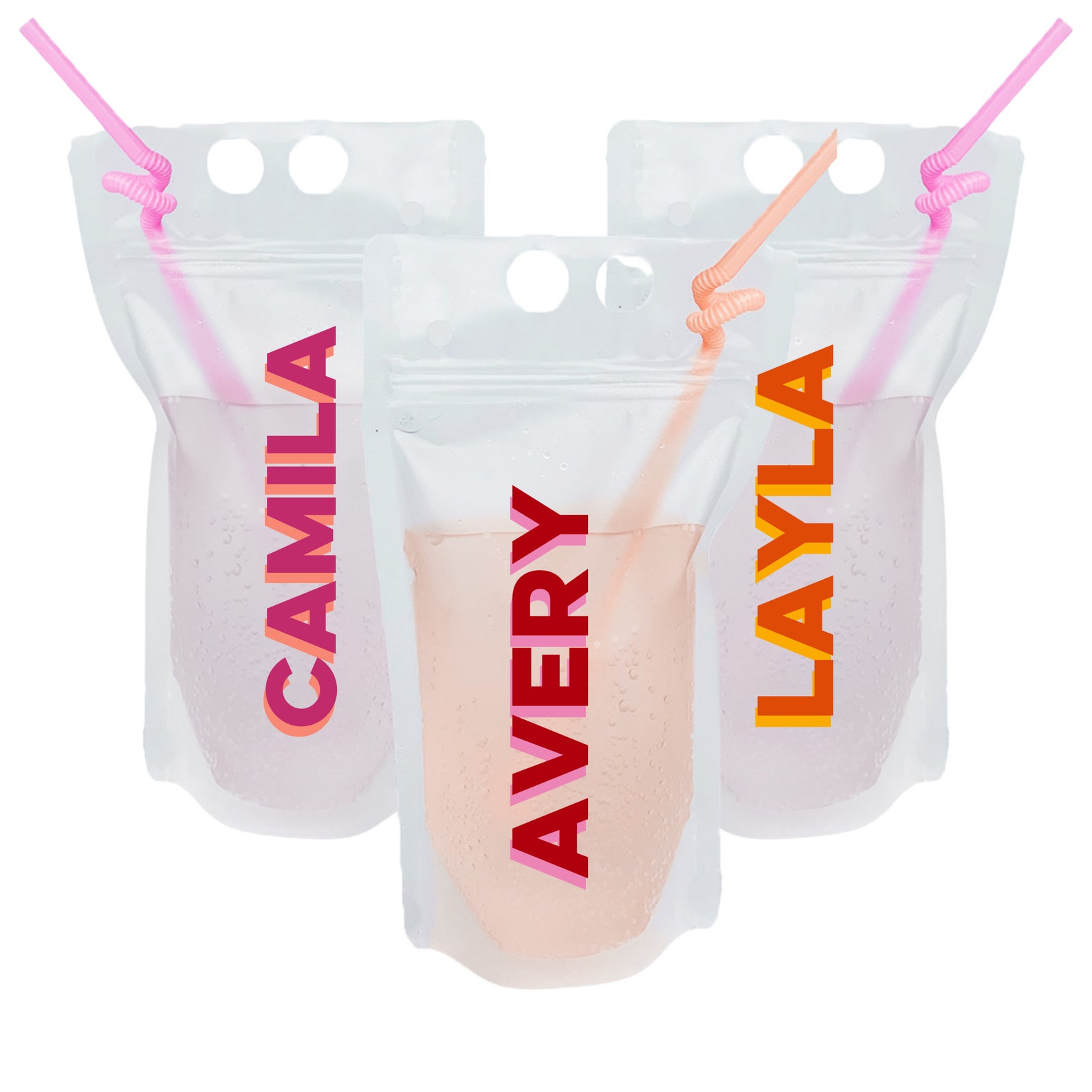 Custom Drink Pouch Personalized Gift Etsy
