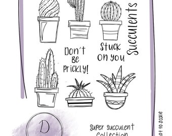 A6 Queen of clean stamp set Bullet journal Journal Diary Stamps
