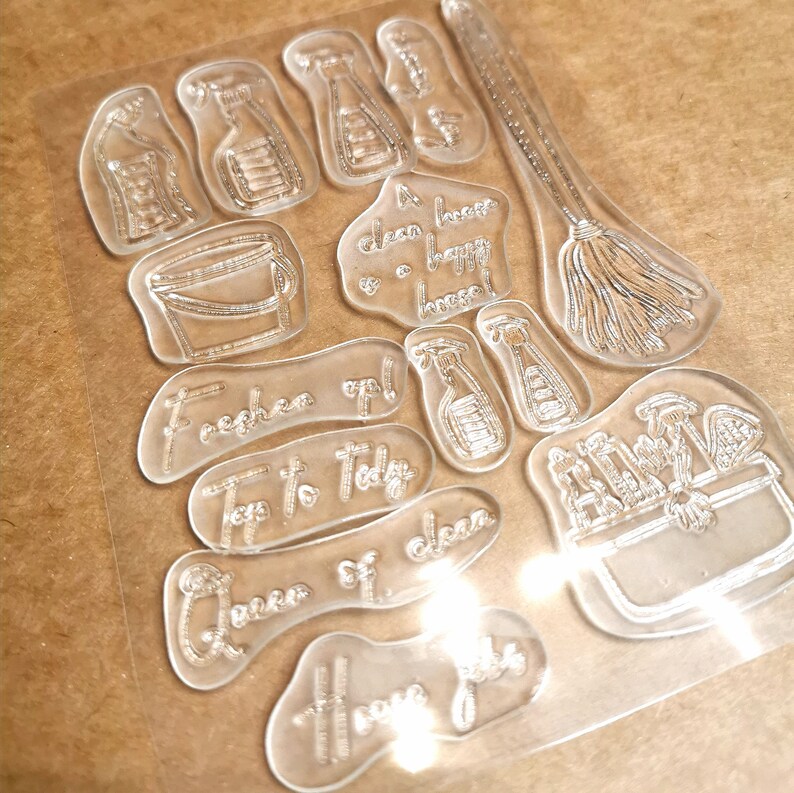 A6 Queen of clean stamp set Bullet journal Journal Diary Stamps