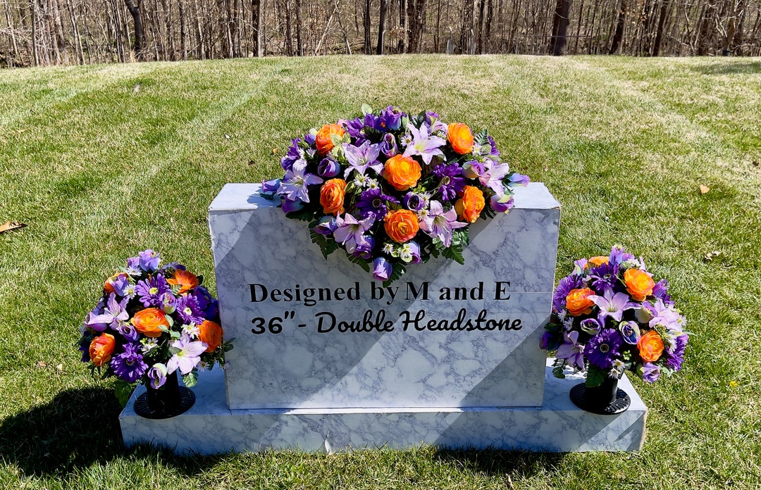 1 Your Choice of 3piece Set, Saddle Alone, 1vase Piece, Cemetery