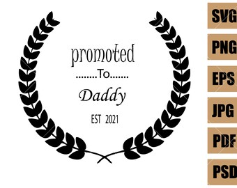Fathers Day svg Cutting Files for Cricut Silhouette and other Vinyl Cutters Daddy Loading SVG Dad svg expecting father