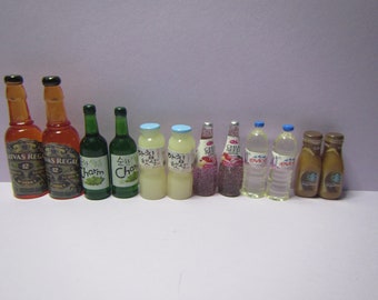 1:6 Dollhouse Miniature Bottle Baileys// Miniature Alcohol D69