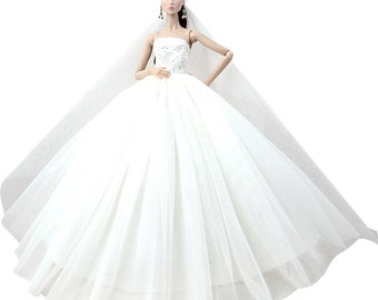 barbie style wedding dresses