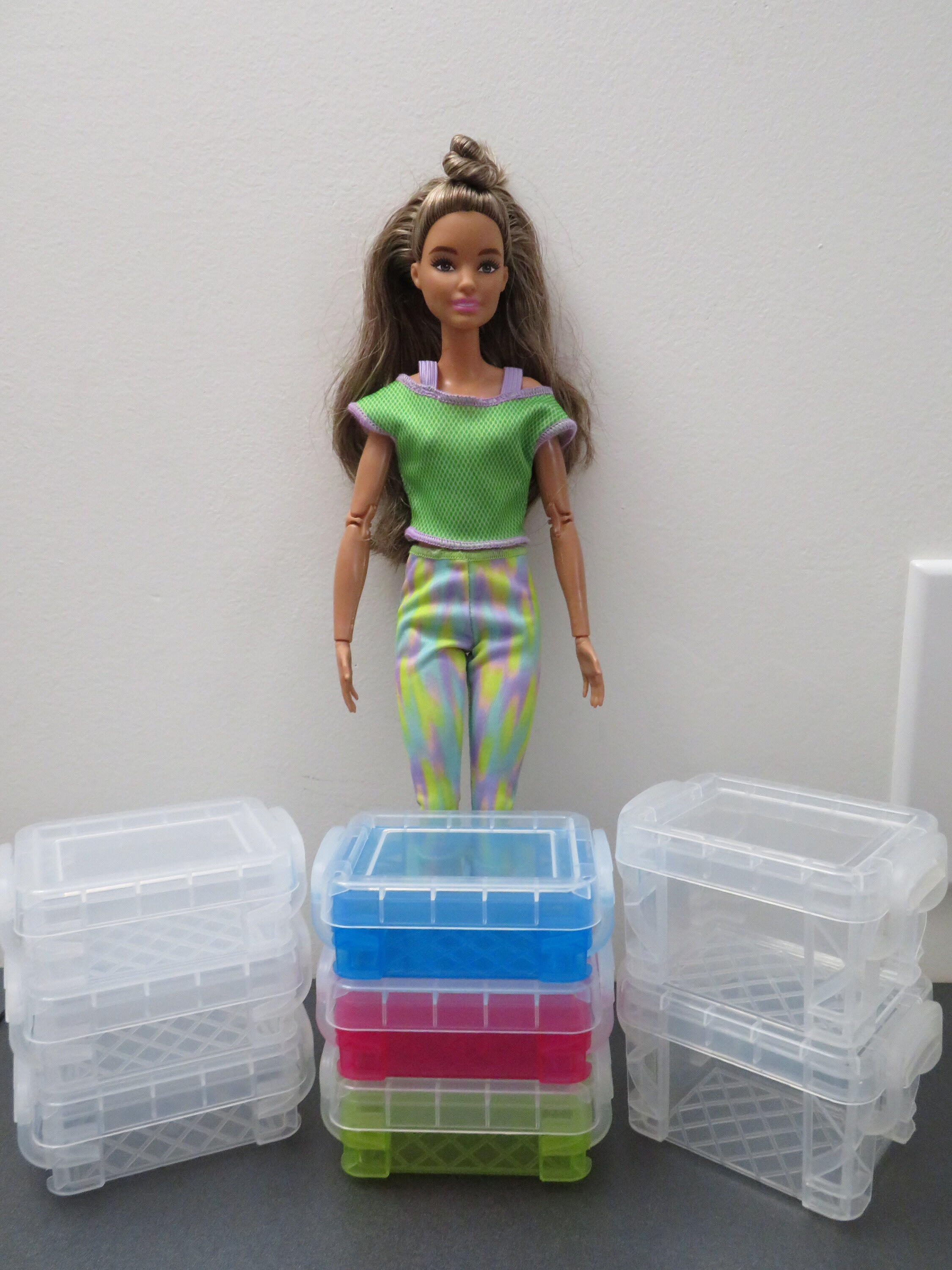 Barbie Storage Bin with Lid 1/6 Scale Dollhouse Miniature Etsy