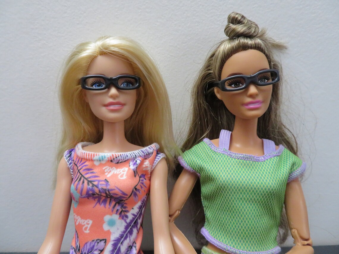 5 Pairs Barbie Ken Doll Eye Glasses Accessories 1/6 Scale Etsy