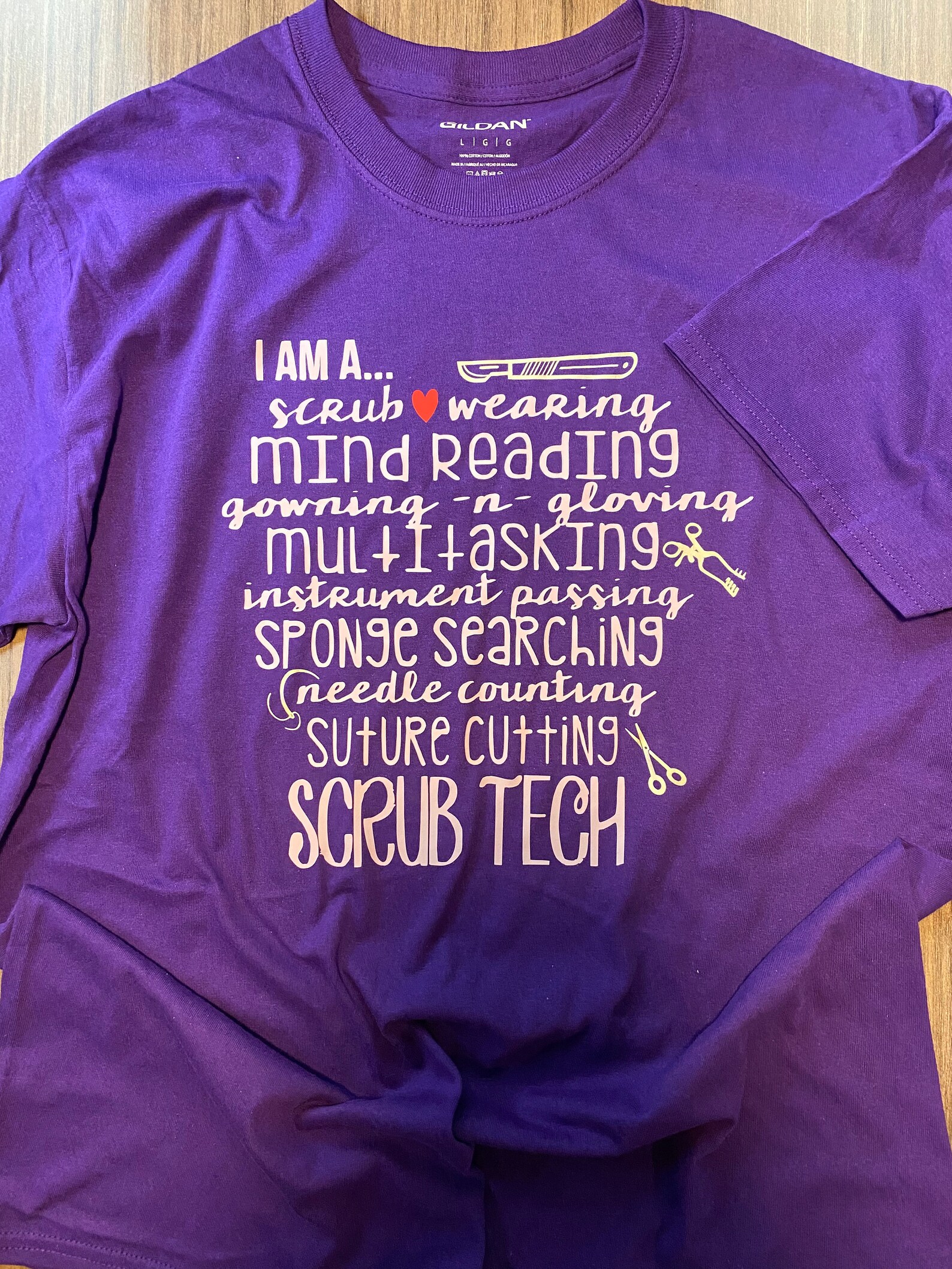 Scrub tech surgical tech surgical assistance surgical Etsy