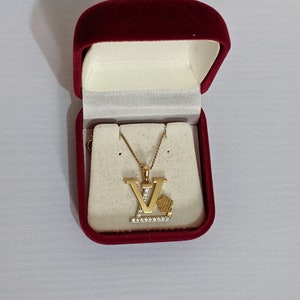 Louis Vuitton Unisex Street Style Plain Silver Logo Necklaces & Chokers (LV  DOVE NECKLACE, M00957)