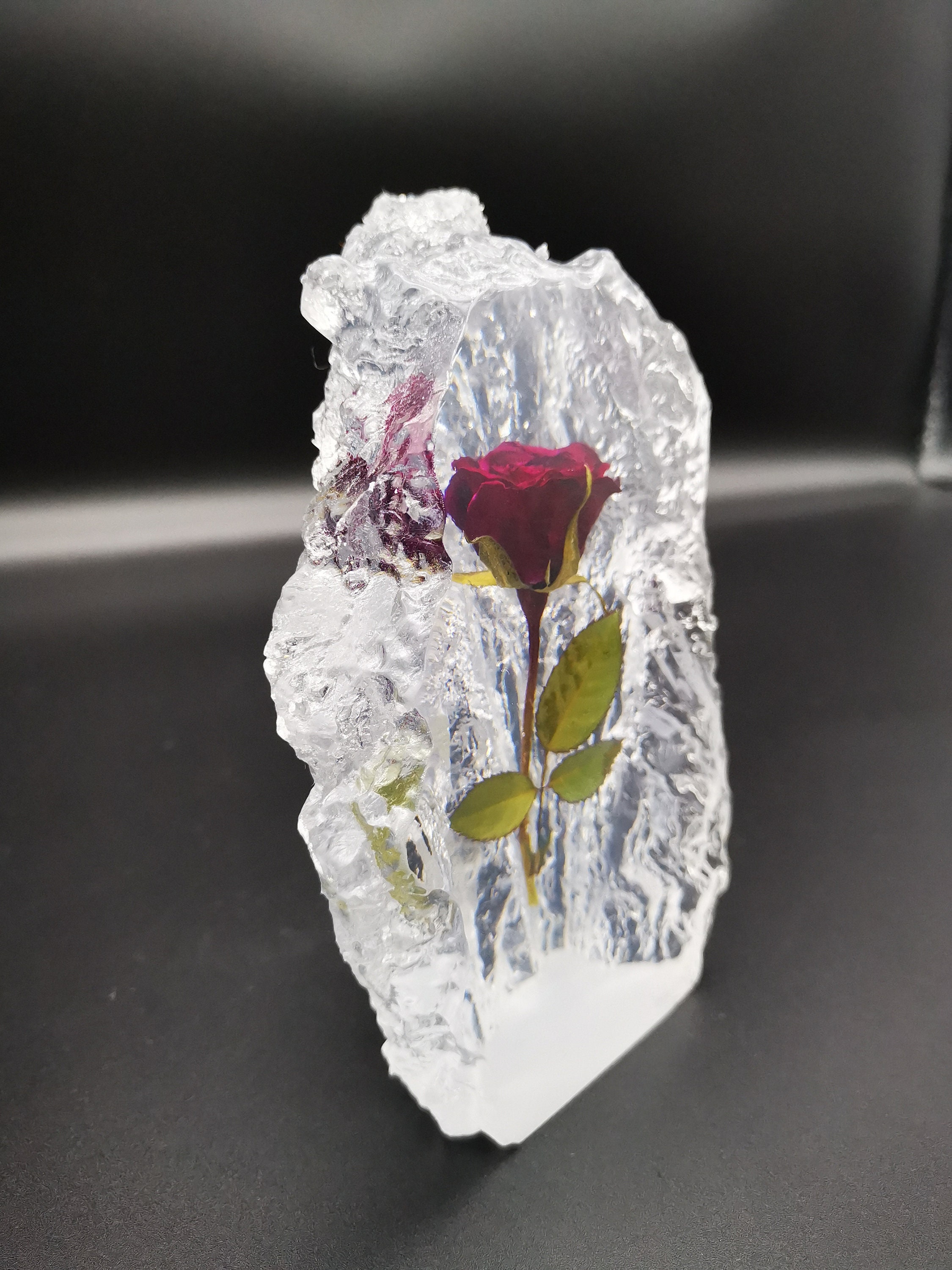 Real Rose in Resin - Etsy