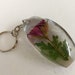 Real Rose in Resin Key Chain - Etsy