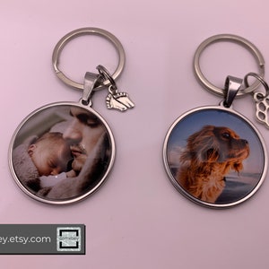 Photo keychain, personalized with your own photo