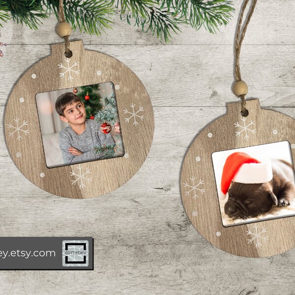 Christbaumkugel Weihnachtsbaum schmuck - personalisiert mit Foto