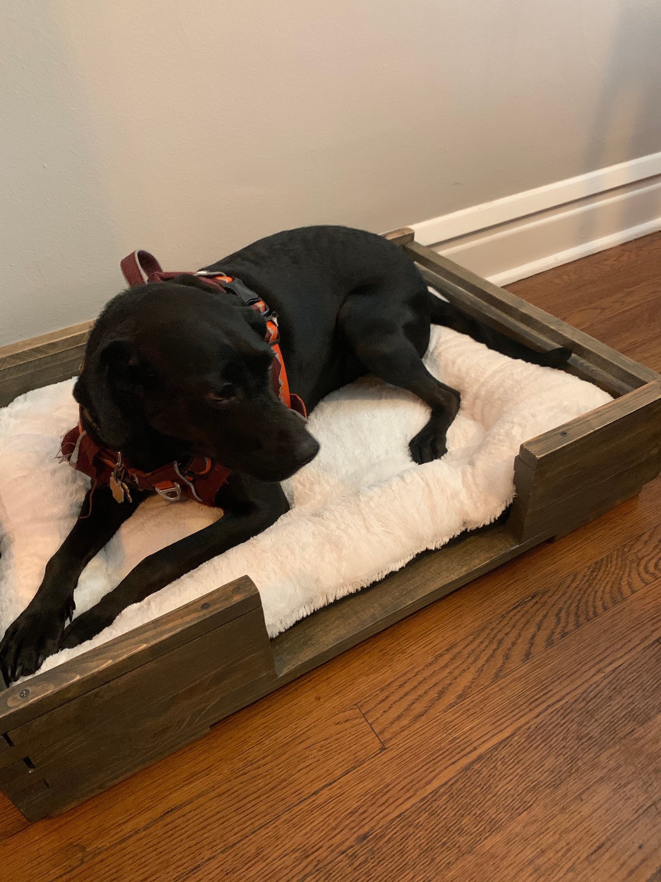 Reclaimed wood dog bed Patio dog bed Rustic bed Dog House Etsy