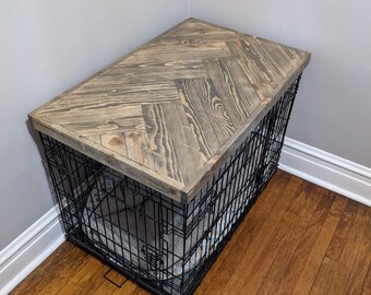 Beautiful Handmade Wooden Dog Crate Cover, gifts