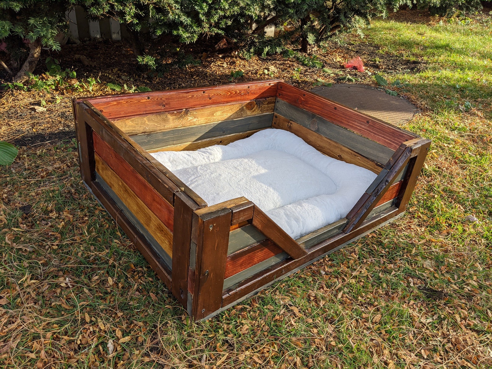 Dog Bed Furniture Dog Bed Frame Solid Wood Dog Bed Etsy