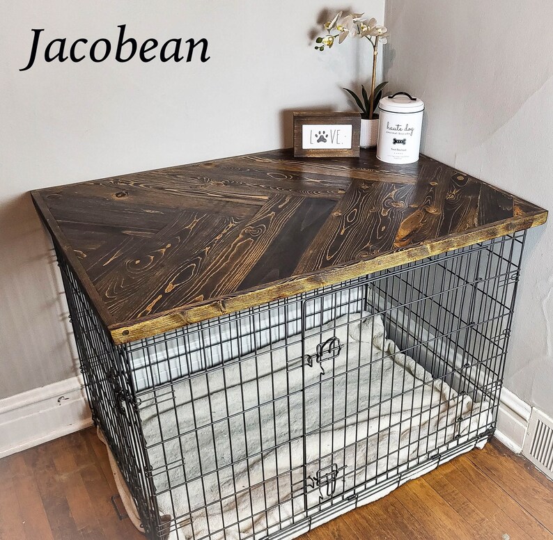 Dog Crate Furniture Dog Crate Cover Handmade Crate Table Etsy