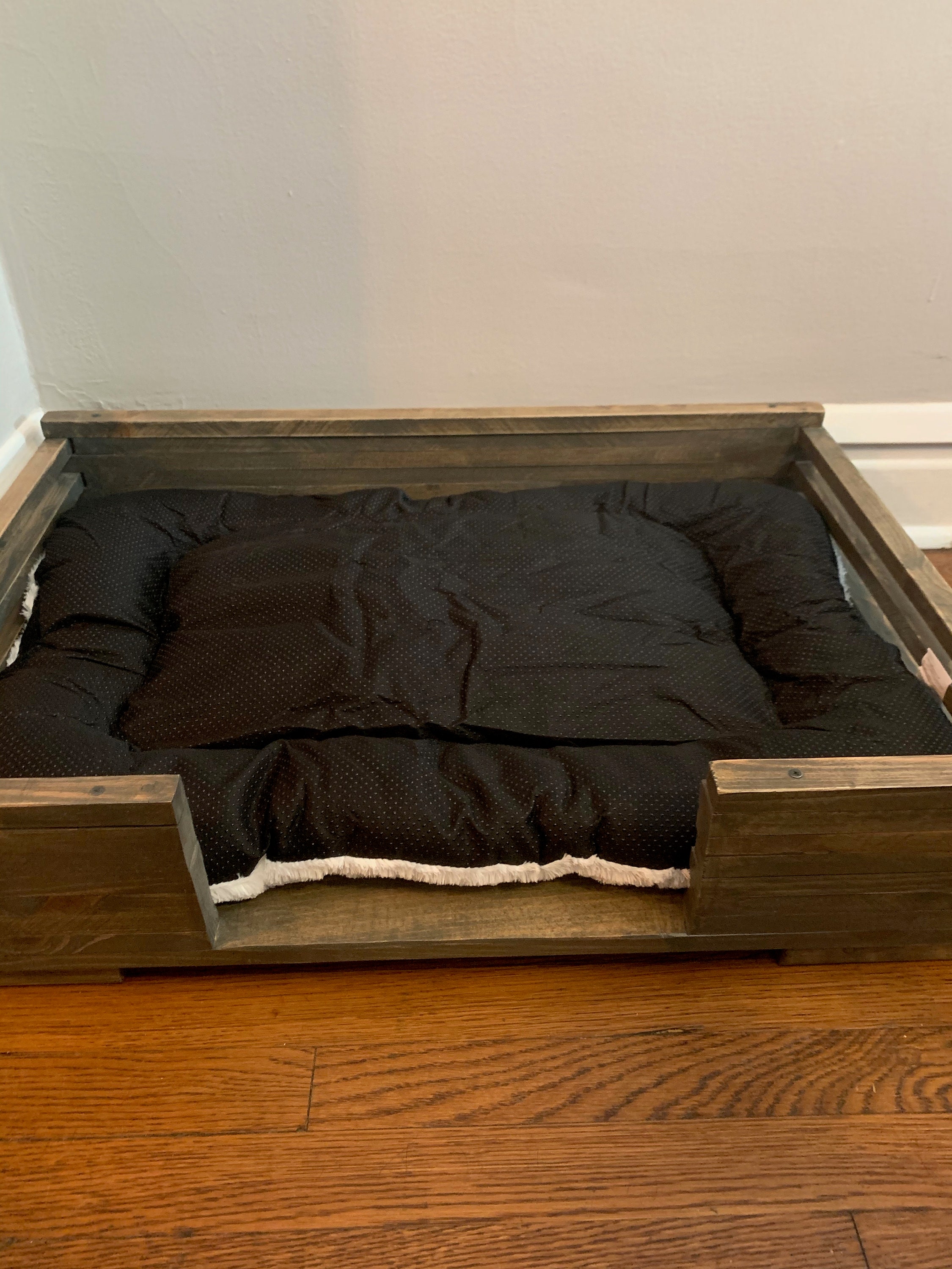 Reclaimed wood dog bed Patio dog bed Rustic bed Dog House Etsy