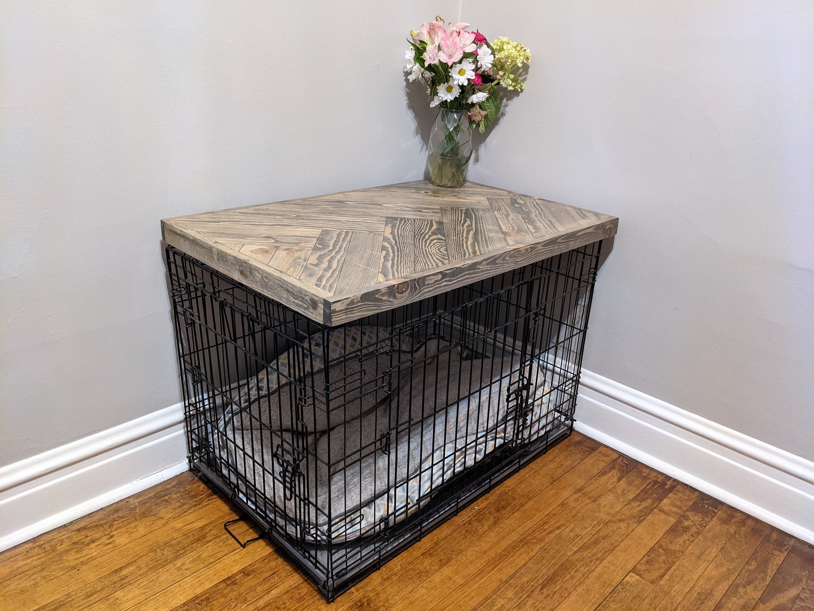 Caja de perro cubierta de caja para perros tapa de mesa de Etsy