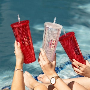 Custom Studded Tumblers Bachelorette Party Girls Trip Tumblers Bridal Tumbler White Monogrammed Studded Tumbler Best Mom Tumbler Bride