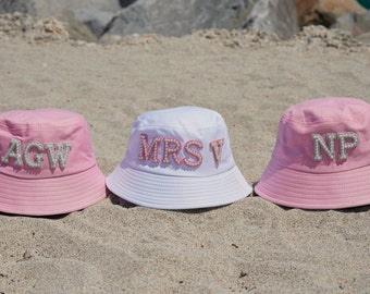 Future Mrs Pearl Bucket Hat Wedding Gift Bucket Hat Wifey Gift Gift for Wife Gift for her Honeymoon Bucket Hat Bride Pearl Hat Bridesmaids