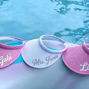 Bride Babe Straw Visors Beach Visors Women Honeymoon Trip Visors Bachelorette Party Visors Bride Tribe Personalized gifts for Bridesmaids
