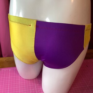 Pattern to make Harlequin style swim briefs