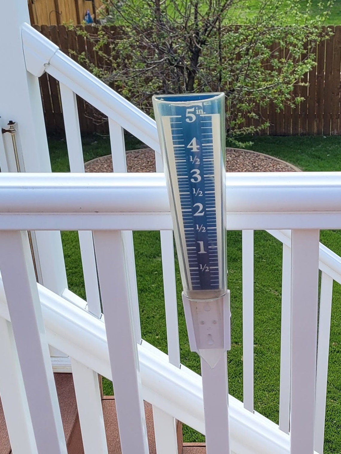 Acurite Rain Gauge Mount for Deck Etsy