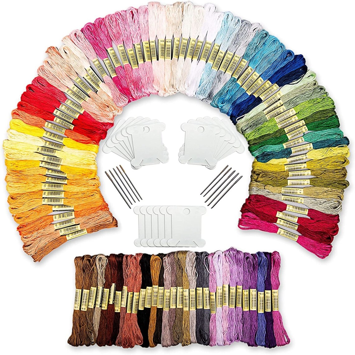 Embroidery floss kit 100 embroidery thread colors including  etsy Embroidery floss kit 100 embroidery thread colors including  etsy
