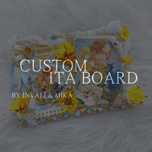 Custom Ita Board Auftragsarbeiten (Bitte eine Nachricht an mich!) | Ita Bag Ita Board Bag Dekor, Schleife, Anime, Cartoon Abzeichen, Karte, Postkarte | Künstler: Mika