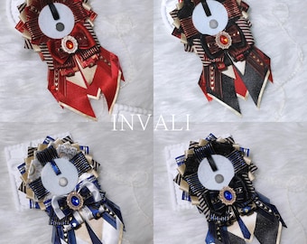 Portatarjetas/rosetas para bolsos Ita de anime y dibujos animados de 5 filas, de 15-19 cm, para insignias, pines y botones de 58 mm (llavero disponible).