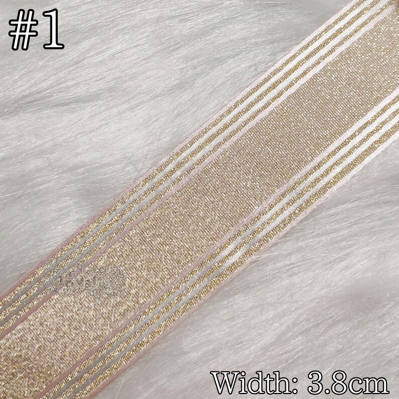 Golden Ribbon | Gold Ribbon, Glitter, Stripe Ribbon Craft Supply ...
