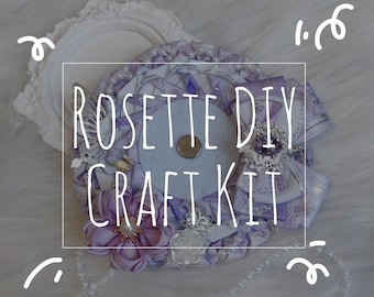 DIY Rosette Craft Kit | Ita Bag Handcraft Anime Cartoon Rosette Maker Kit