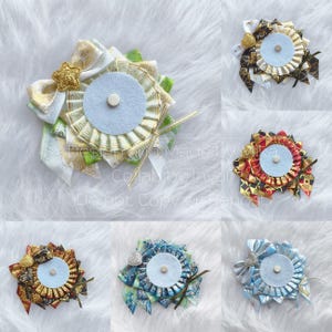 10cm Small Star / Heart Themed Anime Cartoon Ita Bag Badge Holder / Rosette | For 58mm Badges Pins and Buttons | Artist: Mika