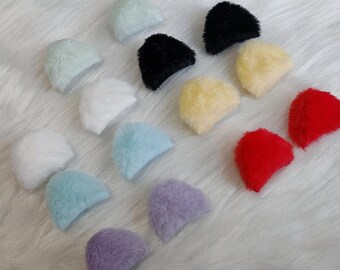 Fluffy Cat Ear Accessory | Cute Pastel Craft DIY | Rosette, Hair Piece, Bowtie Handcraft Supply, Charm