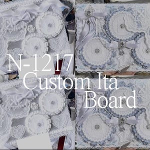 Custom Ita board Comissions ( Please message me!) | Ita Bag Ita Board Bag Decor, Ribbon, Anime, Cartoon badge, card | Artist: N-1217