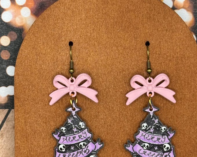 Creepmas Tree Dangle Earrings