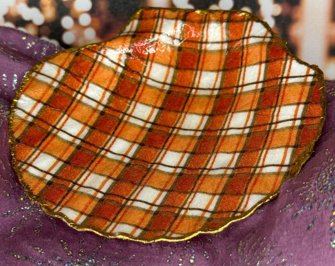 Halloween Seashell Trinket Dish