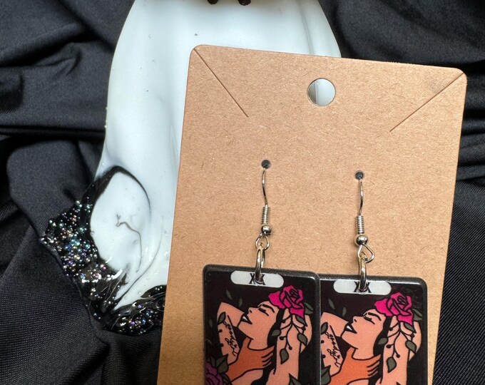 The Necklace - Tarot Card Earrings