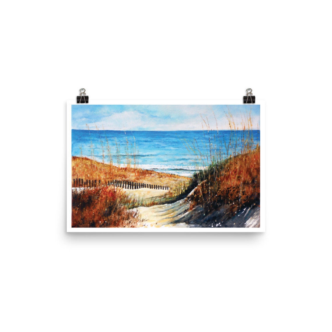 Beach Sand Dunes Art Print Sand Dunes Art Beach and Coastal - Etsy