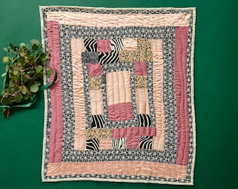 Gee's Bend Quilt, Handsewn Quilt, Handstitched Quilt, Cotton Quilt, Artistic Quilt, Tapestry Quilt, Tapestry, Quilt, Holiday Quilt