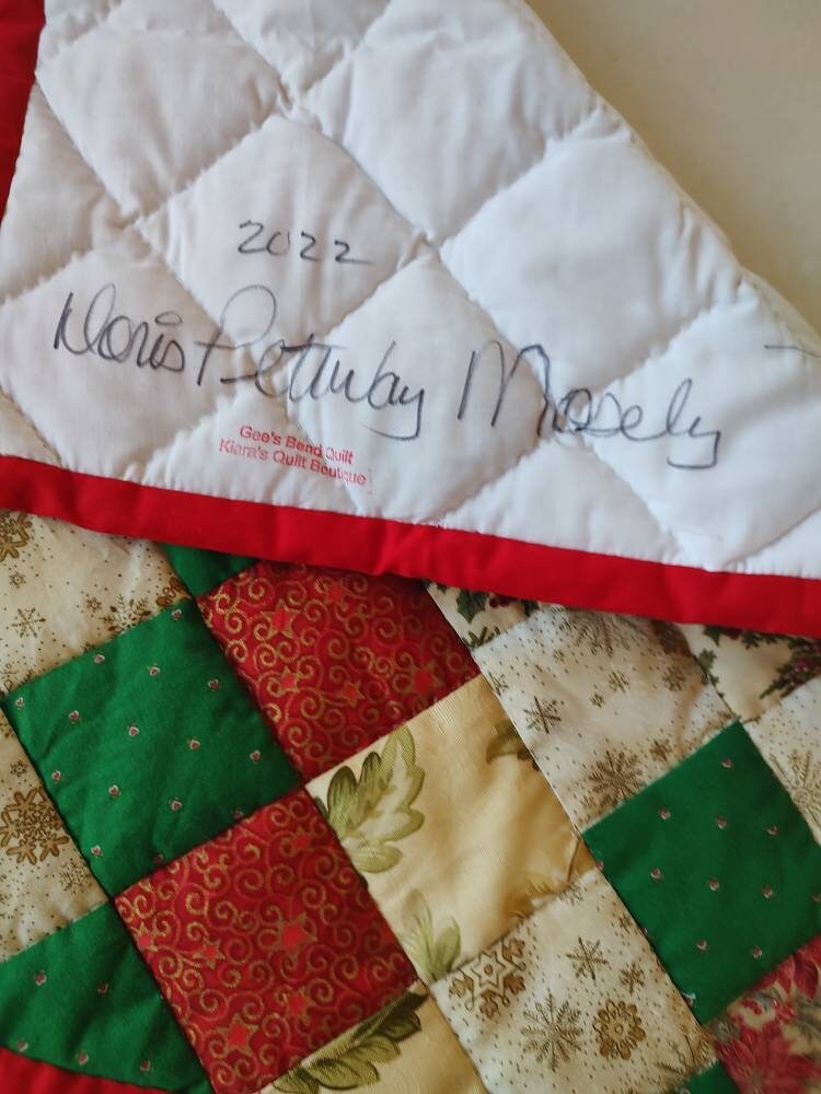 【関税＆送料込み】Herno Quilts Christmas Tree Quilt Top, Wall Hanging, Unfinished, 35 X 42