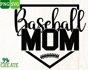Download Baseball Mom Svg Etsy