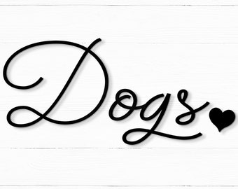 Dog Mom SVG: Paw Print, Puppy Love (Digital Download)