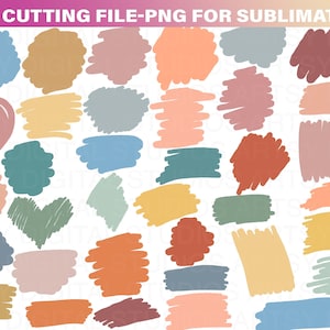 Pinselstrich svg Bundle Hand gezeichnet, Schlüsselbund svg, Pinselstrich svg, Pinsel svg, Splatter svg, png Clipart, Hintergrund svg, Cricut